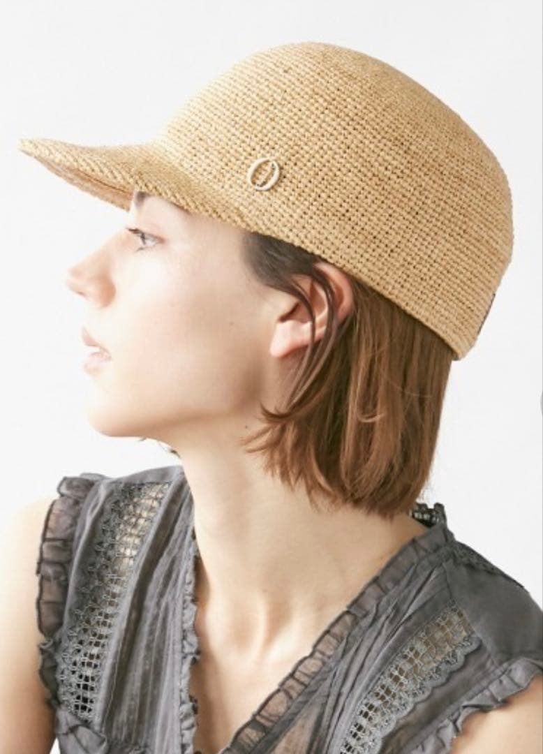 【人気完売】Chapeau d' O MixRaffia Crochet Cap