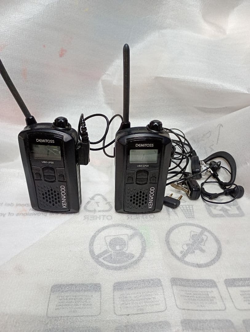 特定小電力トランシーバー KENWOOD LP20動作確認済もう1台オマケ付
