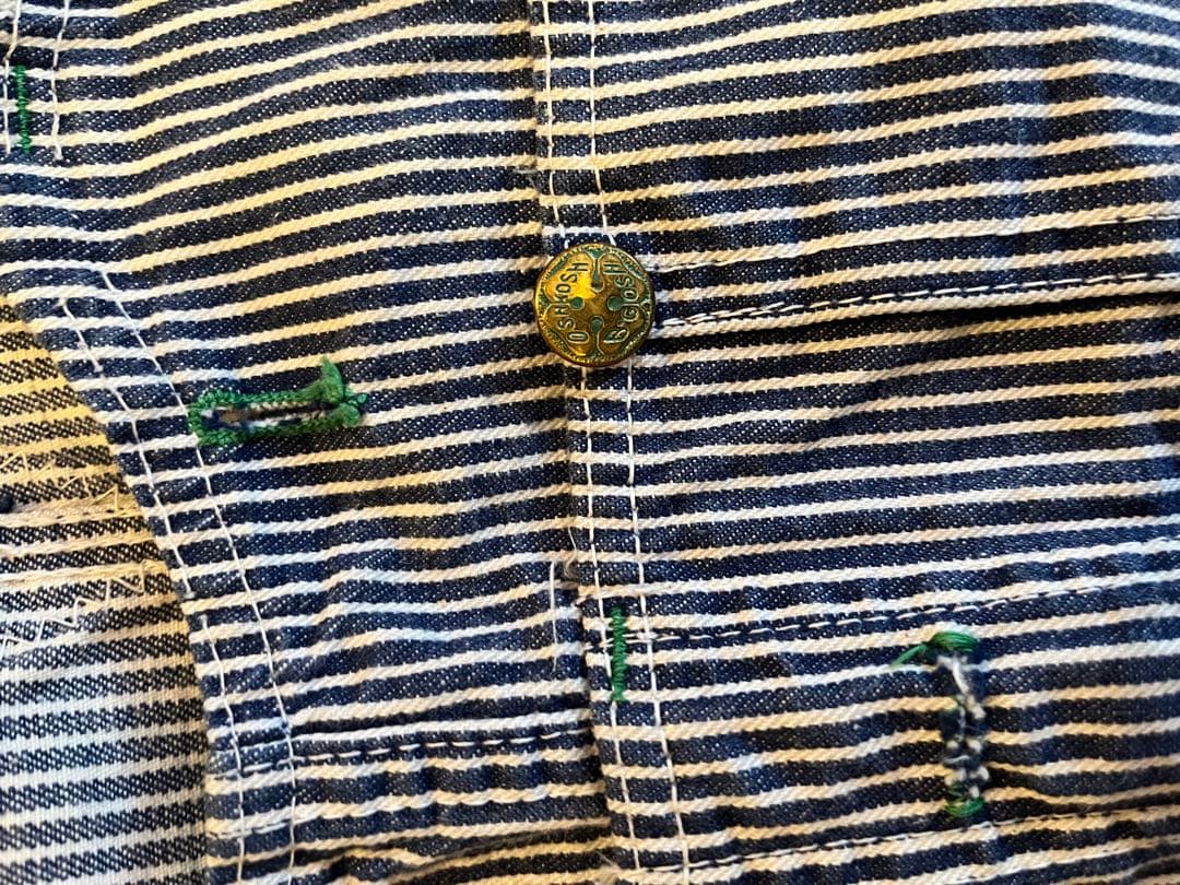 OshKosh ヒッコリーオーバーオール　60s