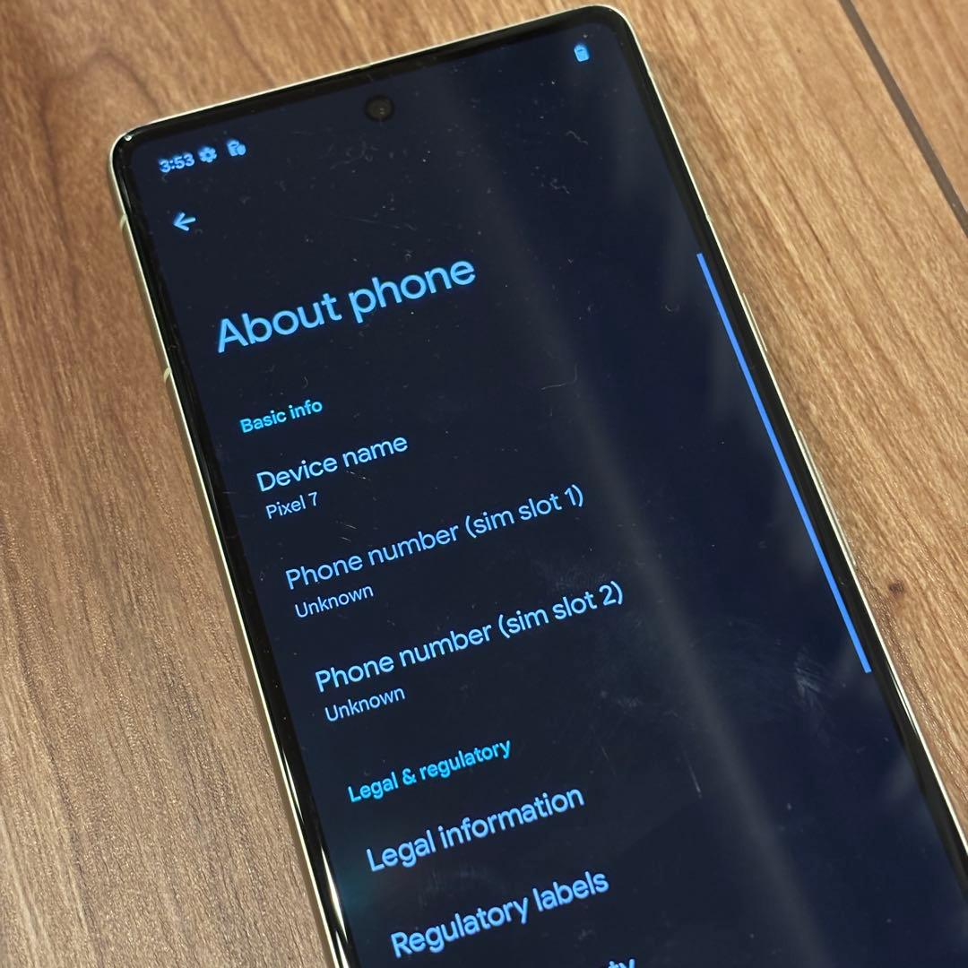 スマートフォン本体 Google Pixel 7