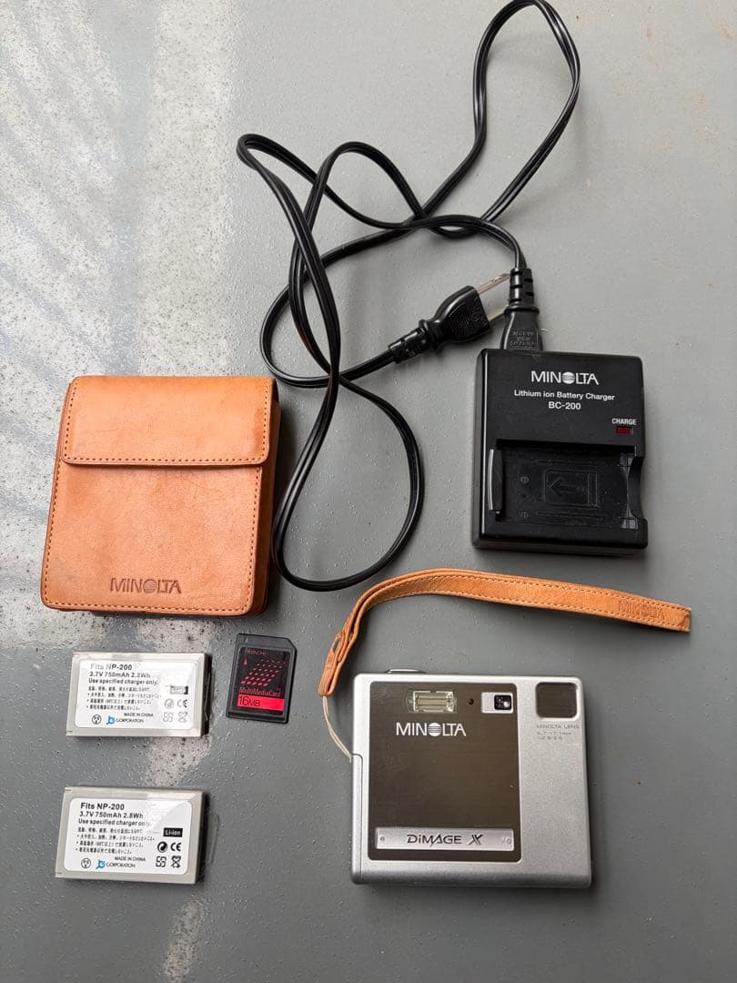 【動作確認済み】Minolta DiMAGE X フルセット