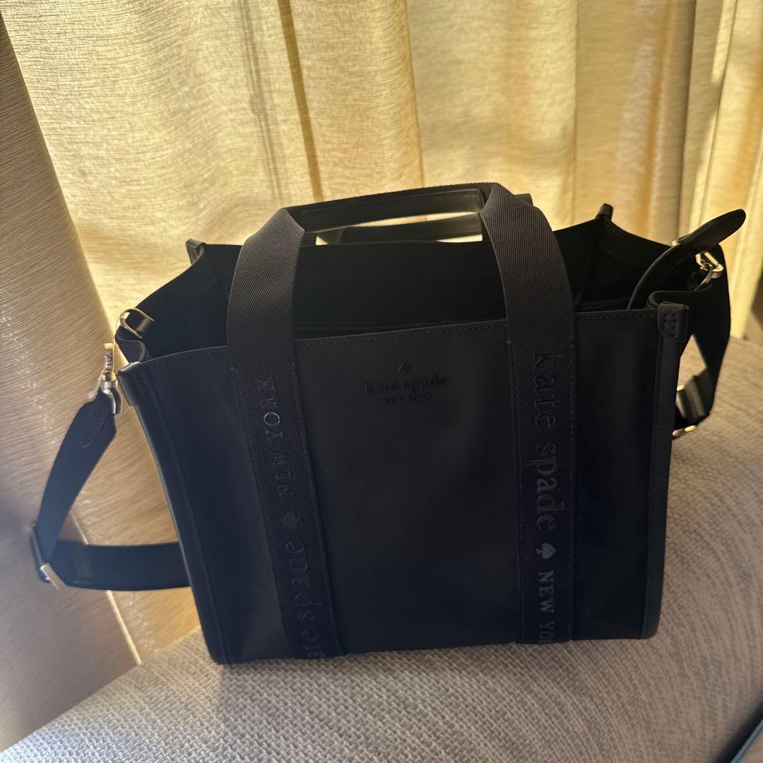 ケイトスペード　トートバッグ　黒