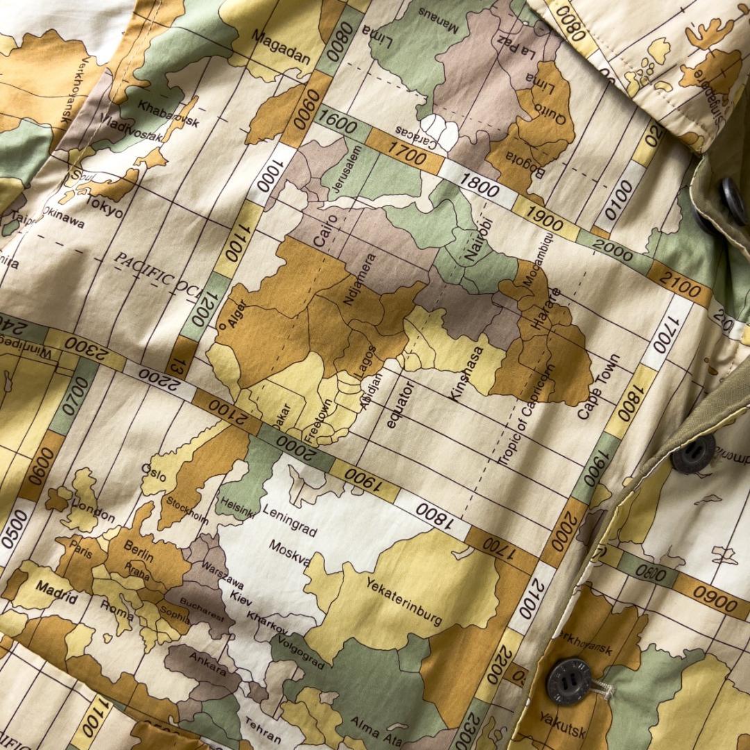 ド*ん様 貴重 HAI ハイ イッセイミヤケ 世界地図 リバーシブル 中綿 ジャ