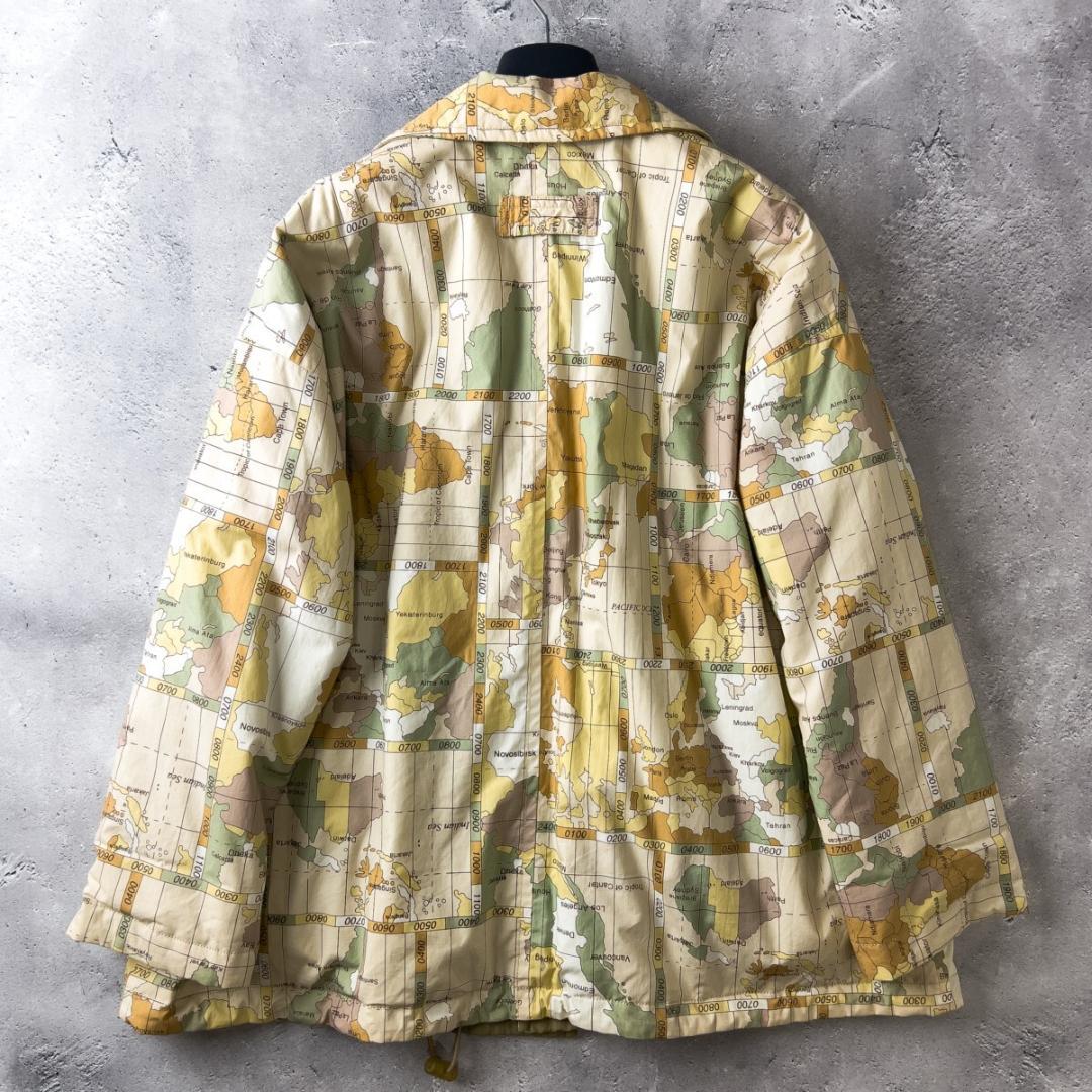 ド*ん様 貴重 HAI ハイ イッセイミヤケ 世界地図 リバーシブル 中綿 ジャ