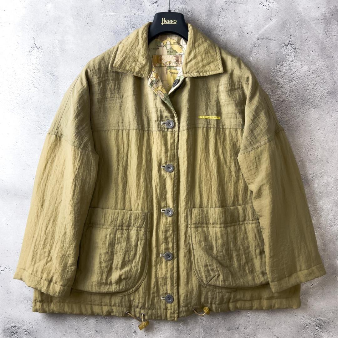 ド*ん様 貴重 HAI ハイ イッセイミヤケ 世界地図 リバーシブル 中綿 ジャ