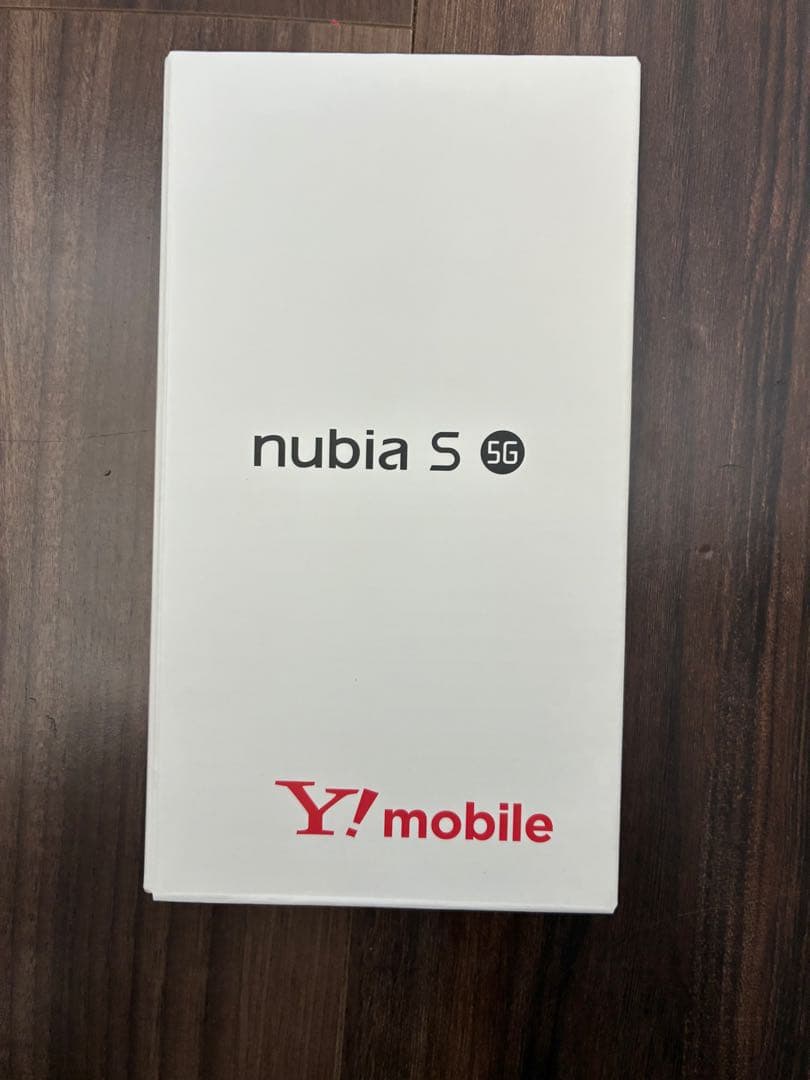 新品　スマホ　Y!mobile nubia S 5G ブラック 本体