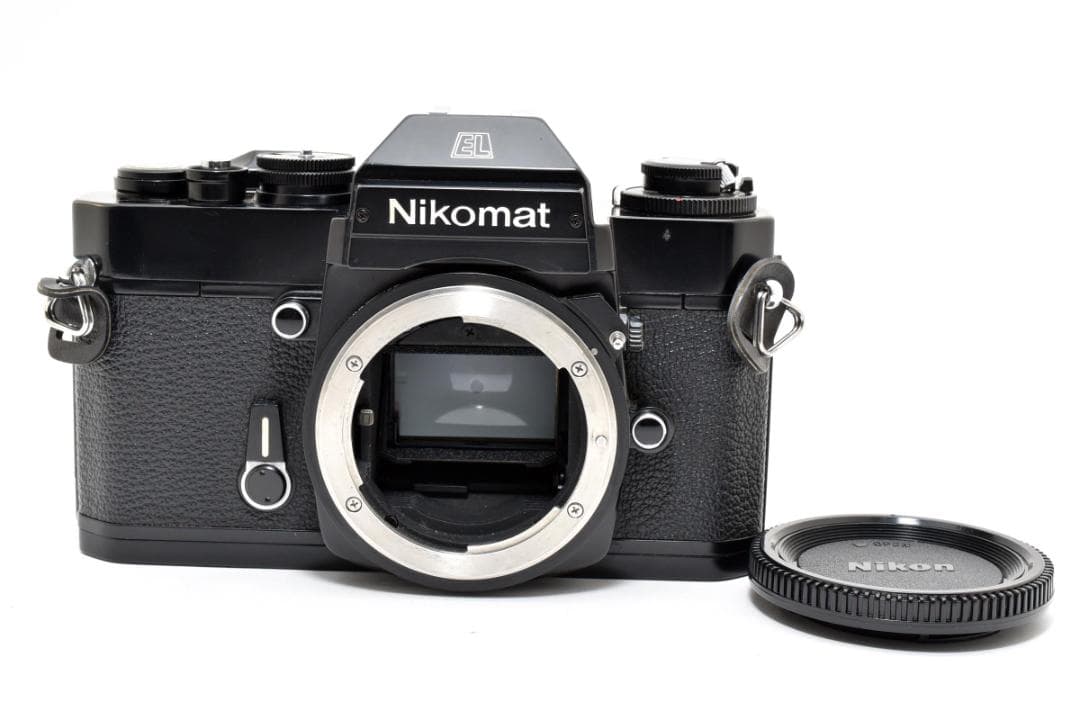 美品 NIKON Nikomat EL ブラック モルト新品交換済 H302