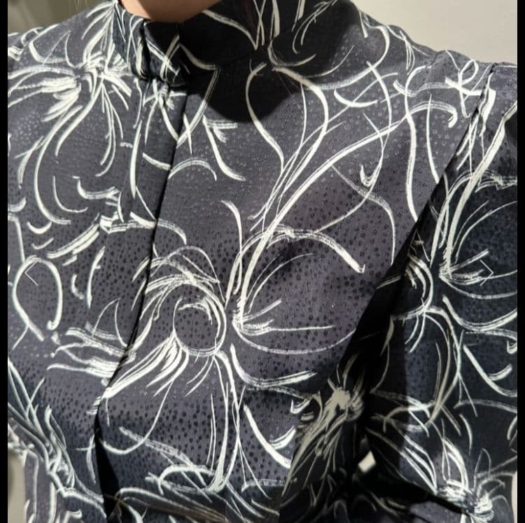 アルアバイル　ドローイングフラワープリントワンピース　２