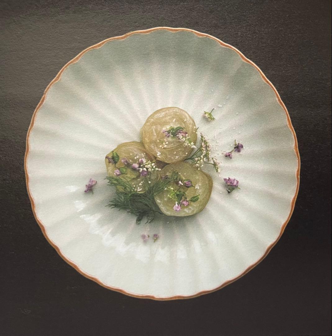 古伊万里 白磁 輪花 膾皿 なます皿 4客 江戸時代