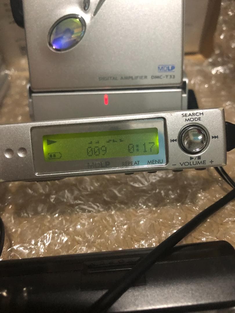 KENWOOD DMC-T33 ポータブルMDプレーヤー　MDLP対応