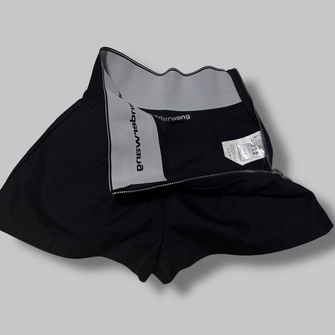 極美品 アレキサンダーワン ウエストバンド サファリショーツ ショートパンツ