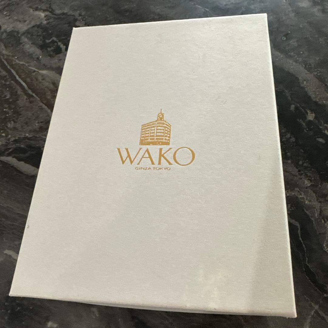 新品未使用　銀座WAKOプラチナ写真立て　スパイラル　箱等有