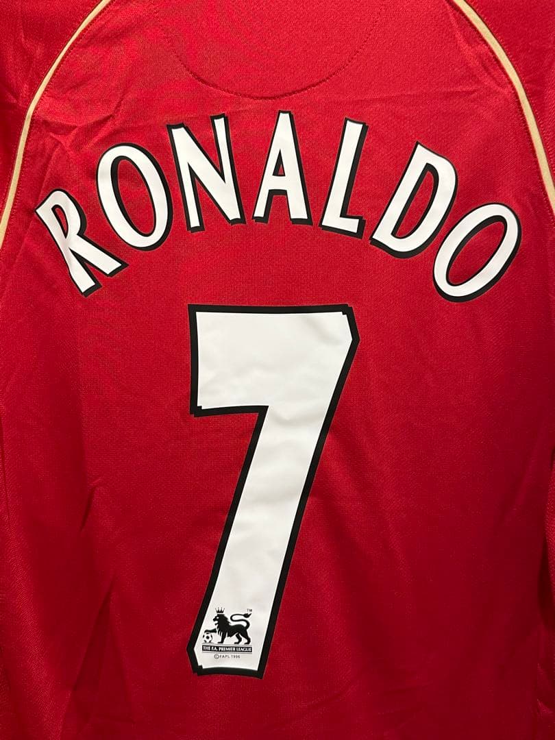 06/07 クリスティアーノ・ロナウド　リーグ戦用　マンチェスターユナイテッド