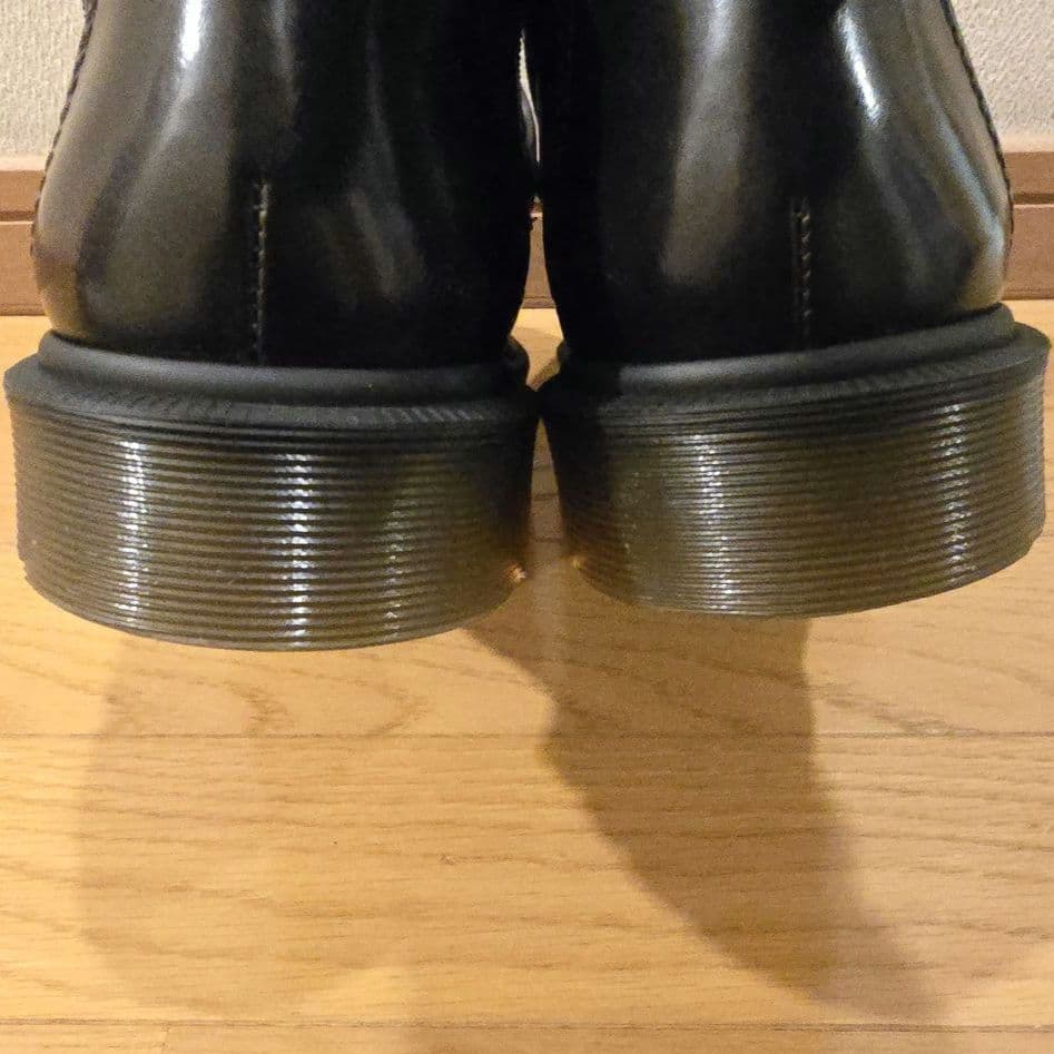 現行 ドクターマーチン エイドリアンタッセルローファー 厚底 本革 赤 UK9