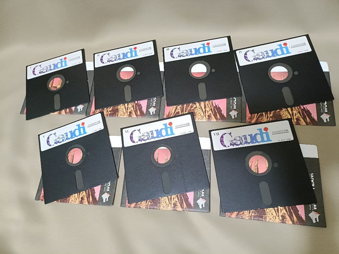 Gaudi（ガウディ）バルセロナの風 PC−88SR　ウルフチーム制作のADV