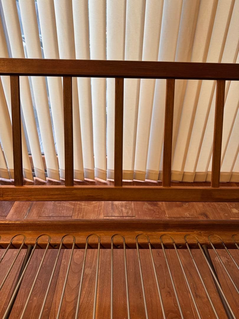 ペーパーナイフソファ　カイ クリスチャンセン　3人掛け　チーク材　宮崎椅子製作所