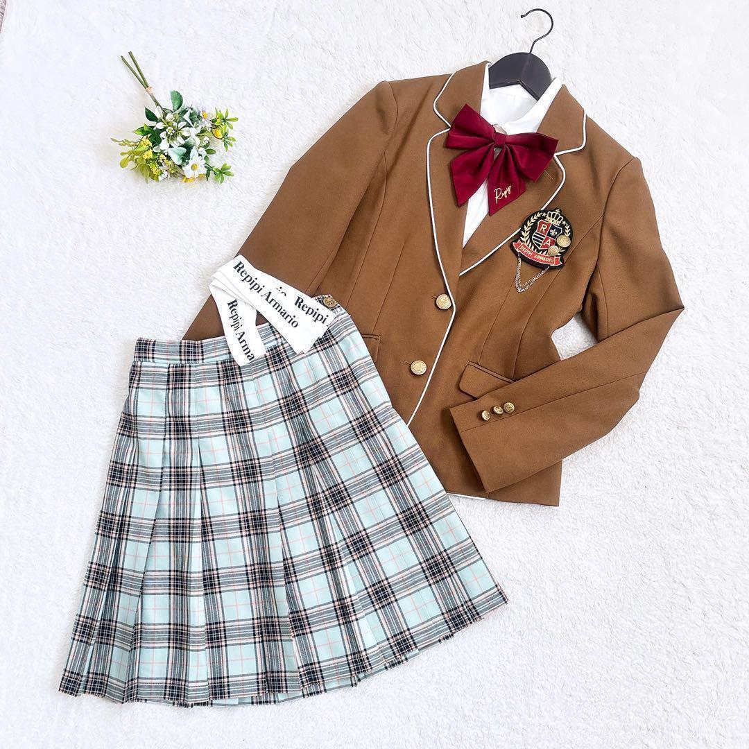 REPIPI ARMARIO 女の子 セレモニー セットアップ キャメル M