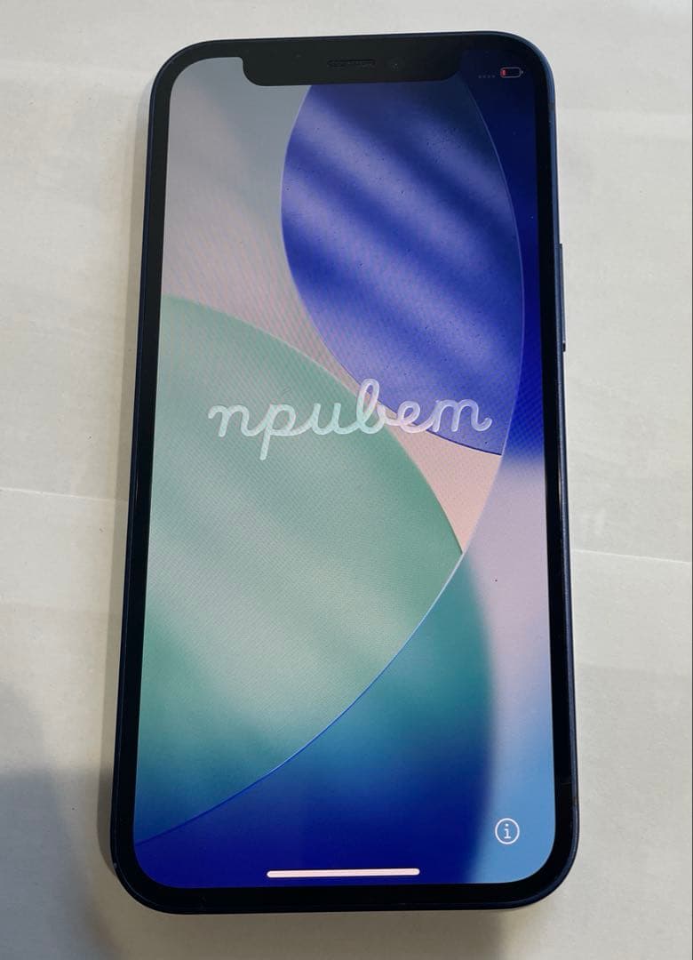 Apple iPhone 12mini 本体 青