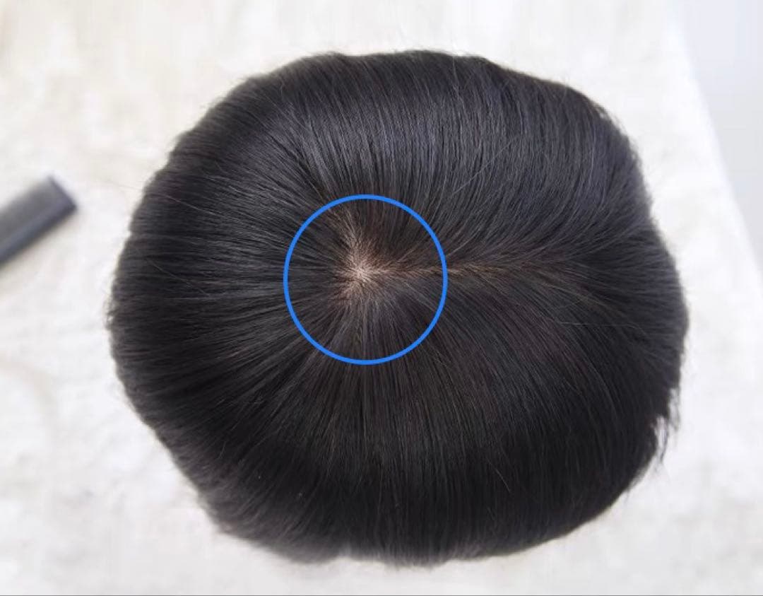 メンズ ウィッグ 男性用 かつら 100%人毛 黑色