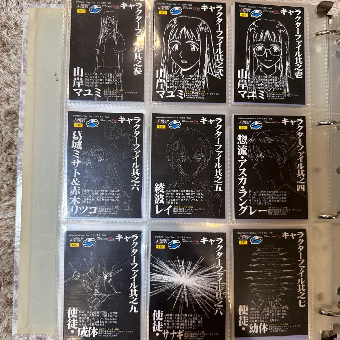 【新世紀エヴァンゲリオン カードダスマスターズ 第1-2弾 バインダー付、他