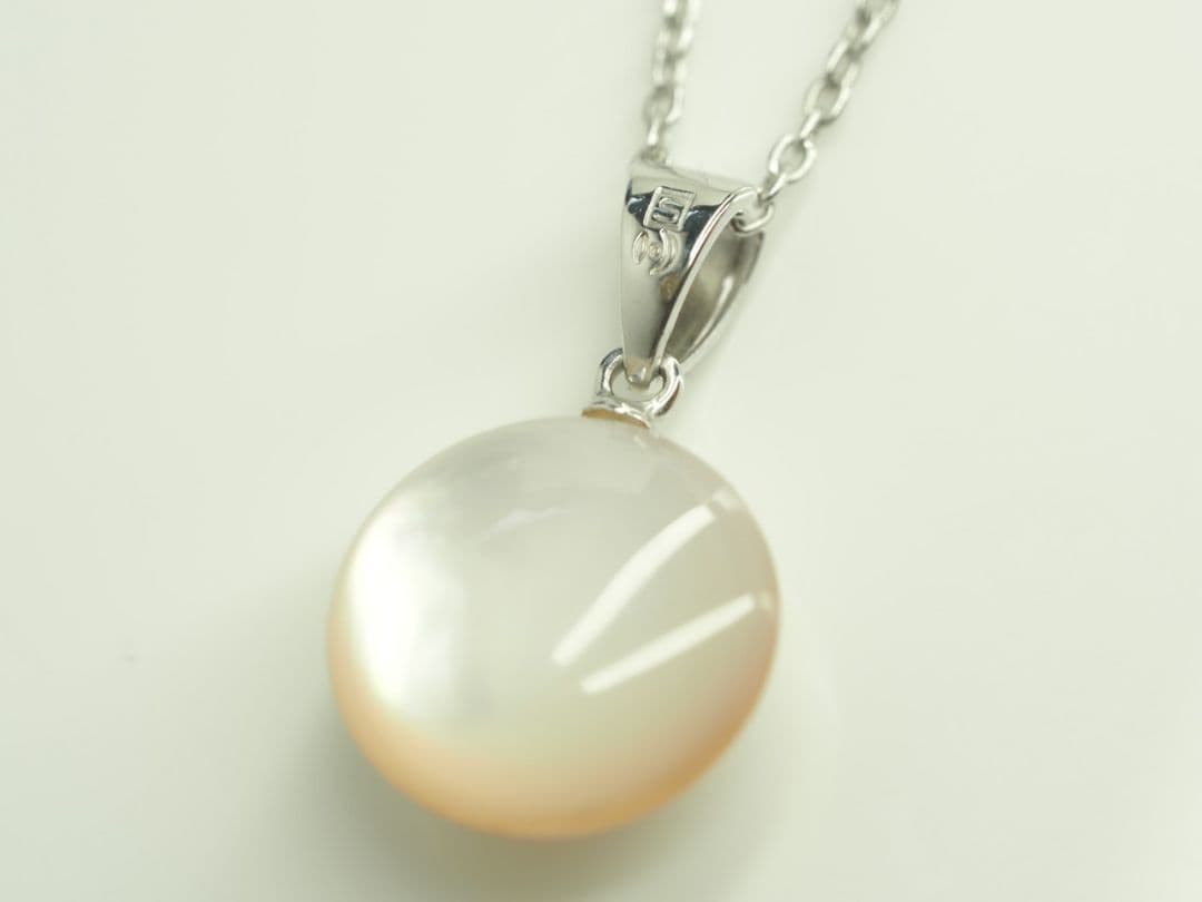 N108●　田崎真珠　TASAKI　タサキ　可愛い天然マベパールネックレス