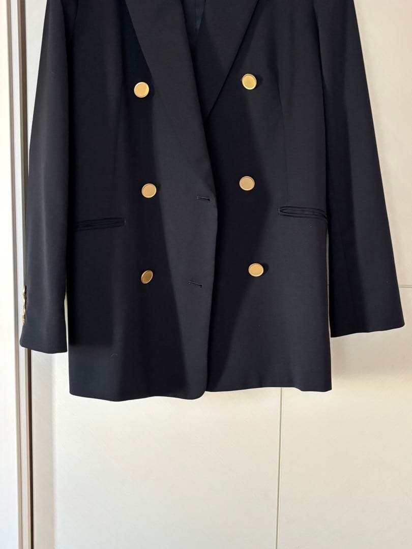 23区　紺ブレ　テーラードジャケット　金ボタン　セレモニー　ネイビー　40