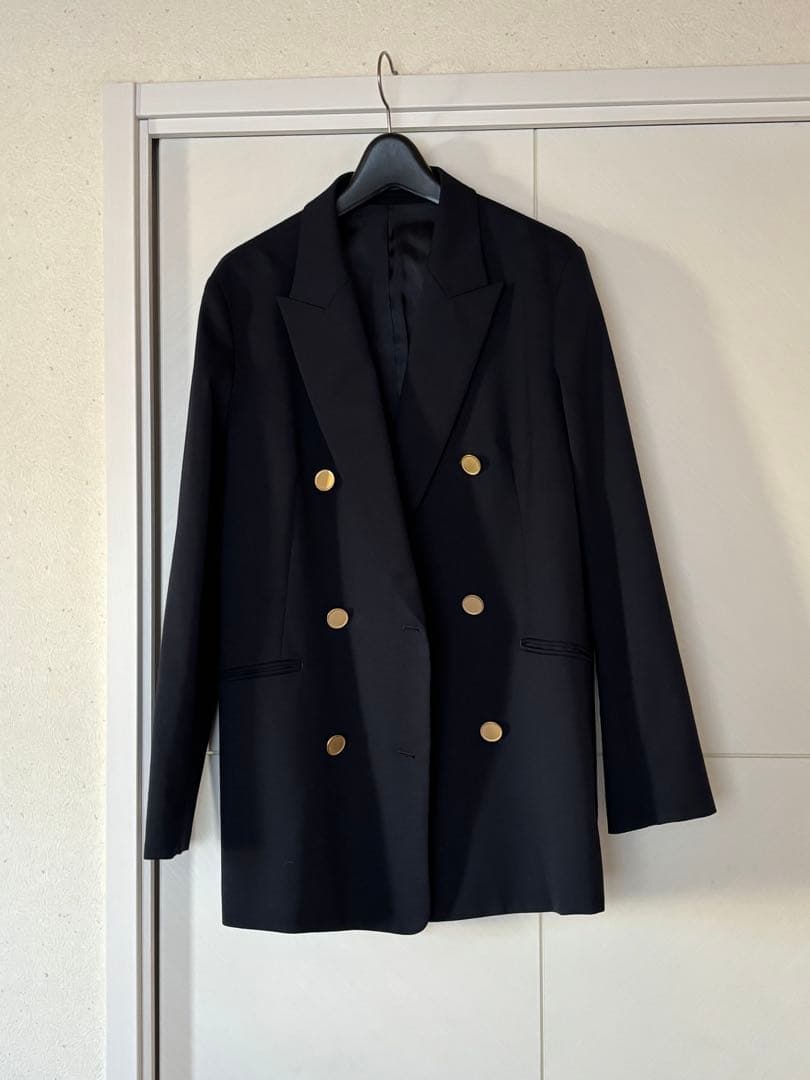 23区　紺ブレ　テーラードジャケット　金ボタン　セレモニー　ネイビー　40