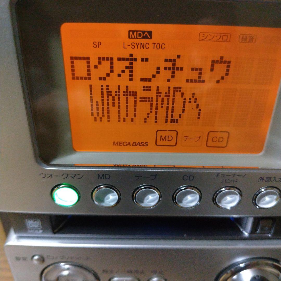 SONY ソニー　CMT-M35WM（ HCD-M35WM）ミニコンポ シルバー