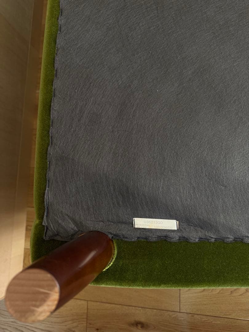 【本日限定値下げ】カリモク 60 ロビーチェア3シータ モケットグリーン