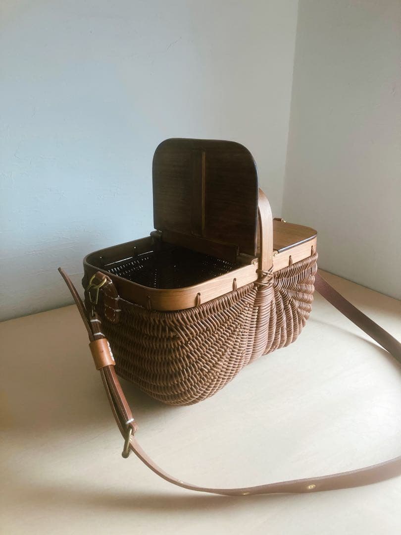 Lさま専用　新品ワンハンドルMサイズ　ダークブラウン　足付き　ショルダーカスタム