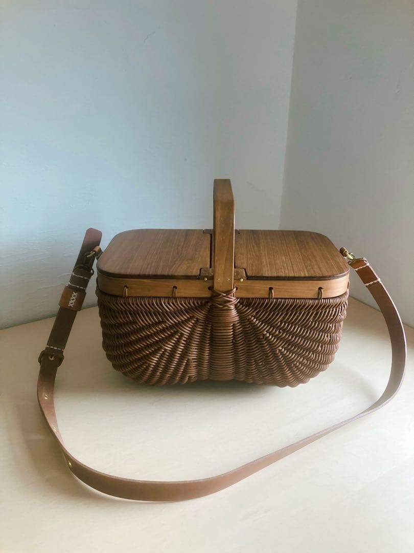 Lさま専用　新品ワンハンドルMサイズ　ダークブラウン　足付き　ショルダーカスタム