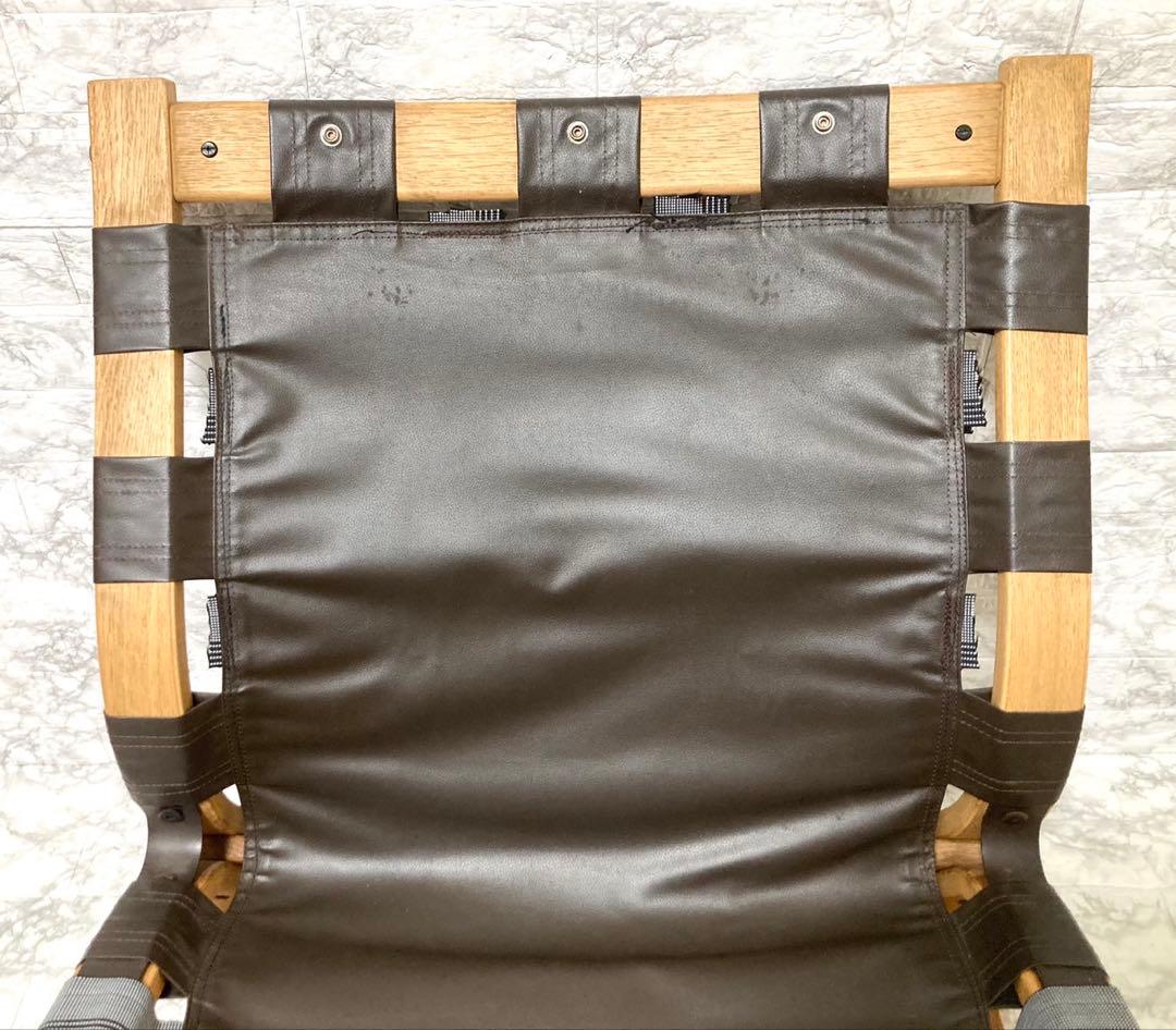 【希少 本革】karimoku domani スカンジナビアン イージーチェア③