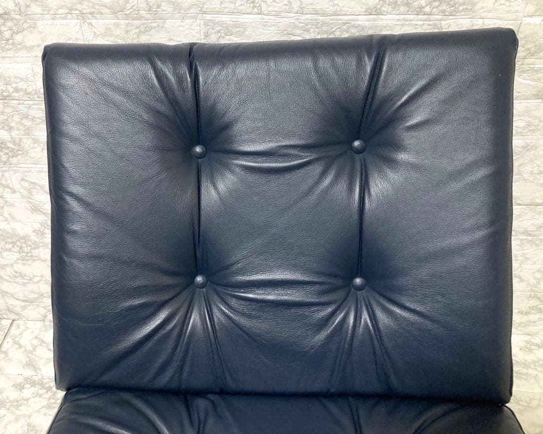 【希少 本革】karimoku domani スカンジナビアン イージーチェア③