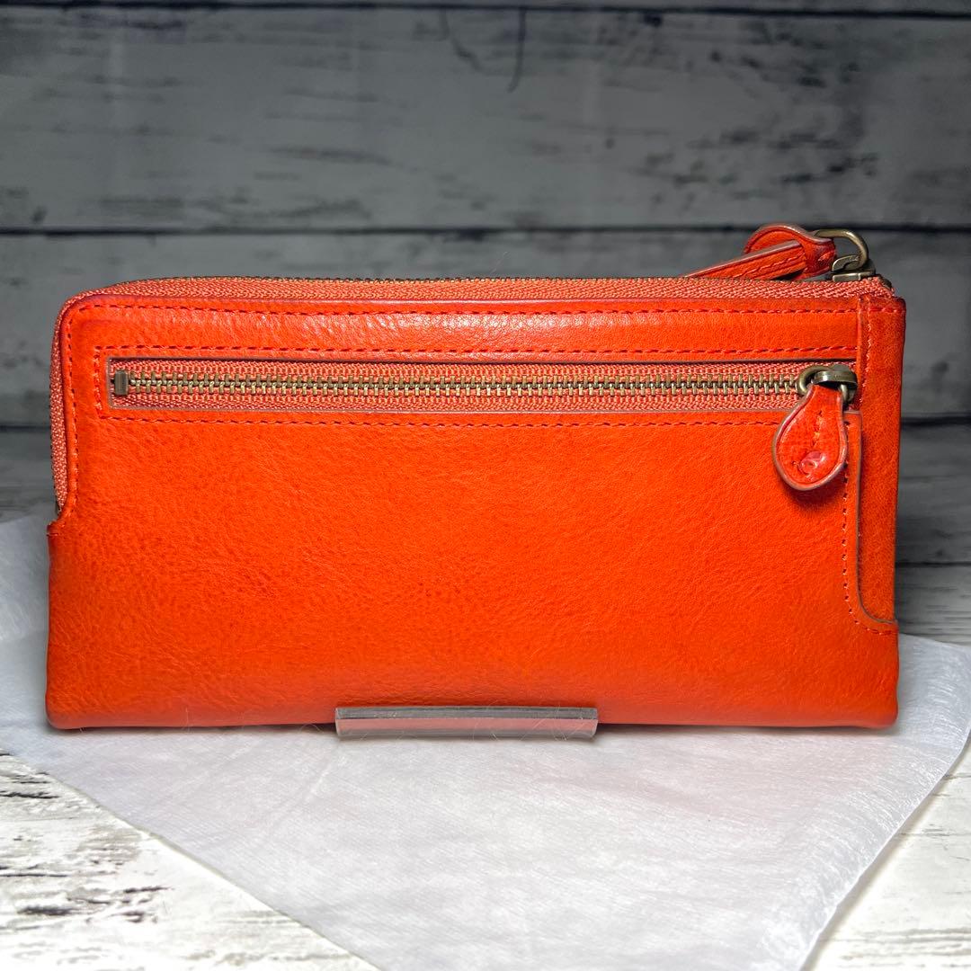 くまちゃん✨Dakotaダコタ 二つ折り長財布ハーヴェスト本革多収納レザー