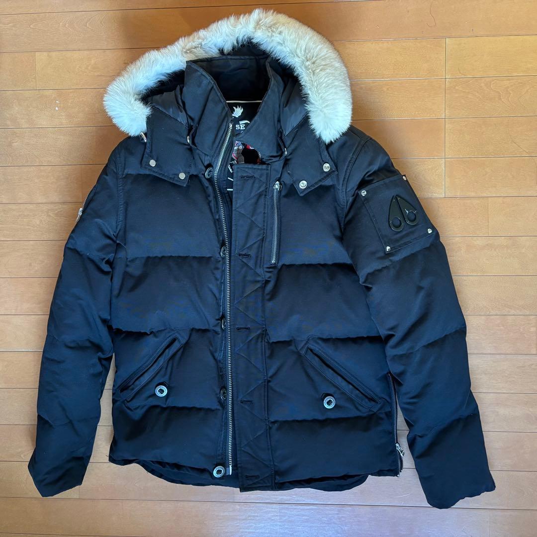 Moose Knuckles ブラック ダウンジャケット M