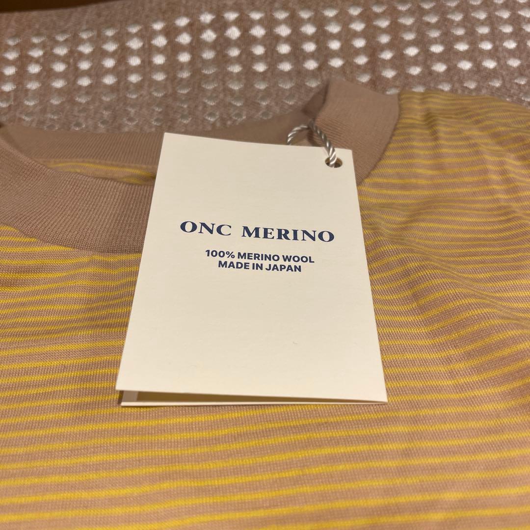 ONC MERINO ロングスリーブTシャツ 100% メリノウール　GOLD