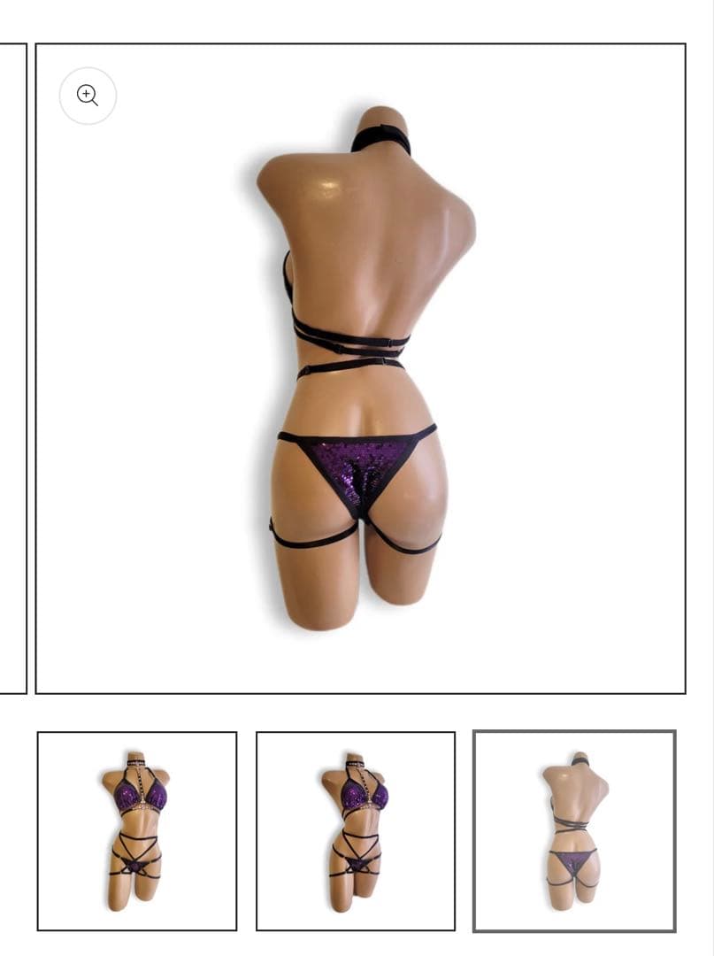 破格スパンコールビキニ