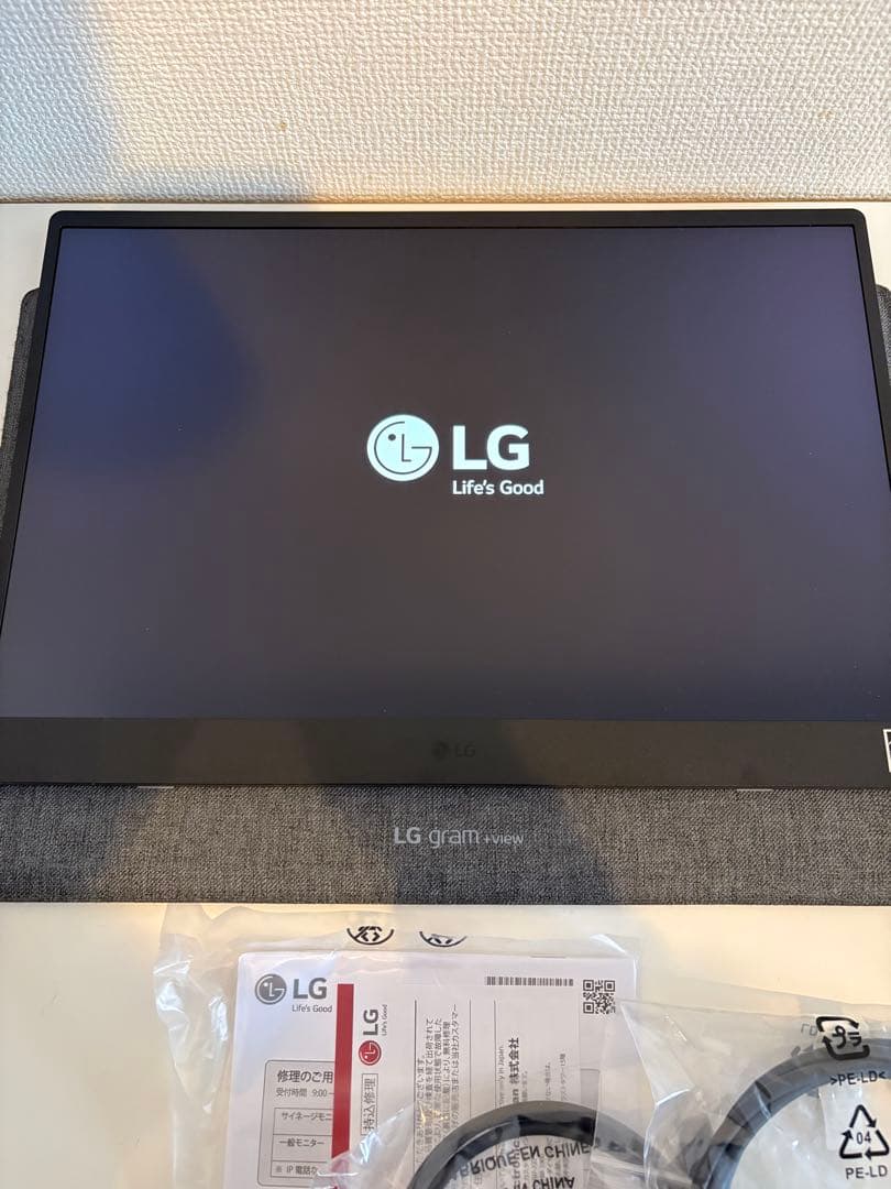 LG gram +view 17MT70 使用感なし