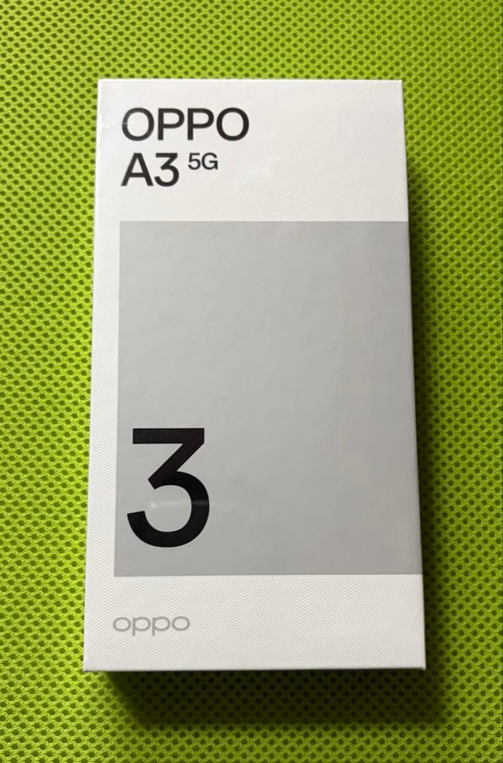 新品未開封　OPPO A3 5G 4GB/128GB