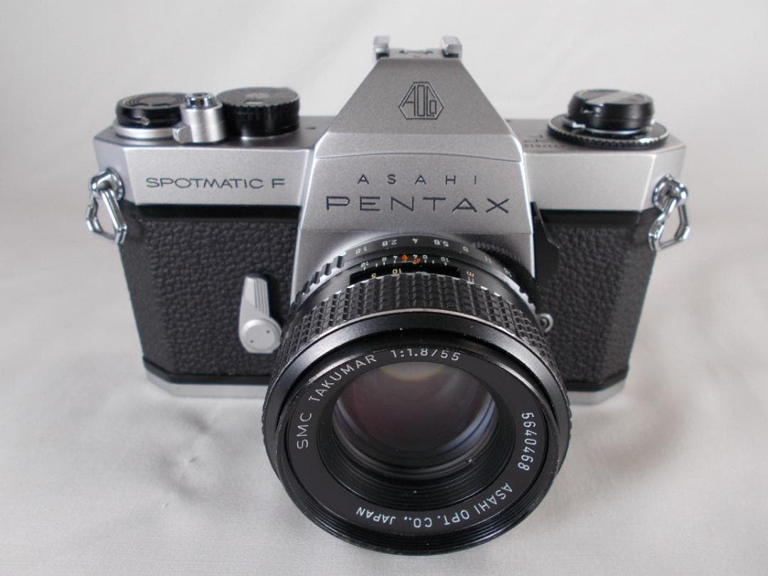 フィルムカメラ 整備済 完動品　Pentax SPF + f/1.8　P234
