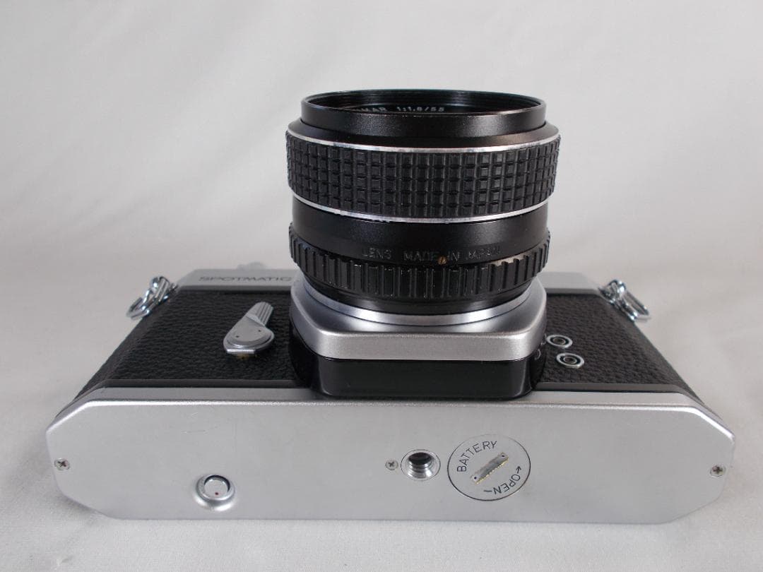 フィルムカメラ 整備済 完動品　Pentax SPF + f/1.8　P234