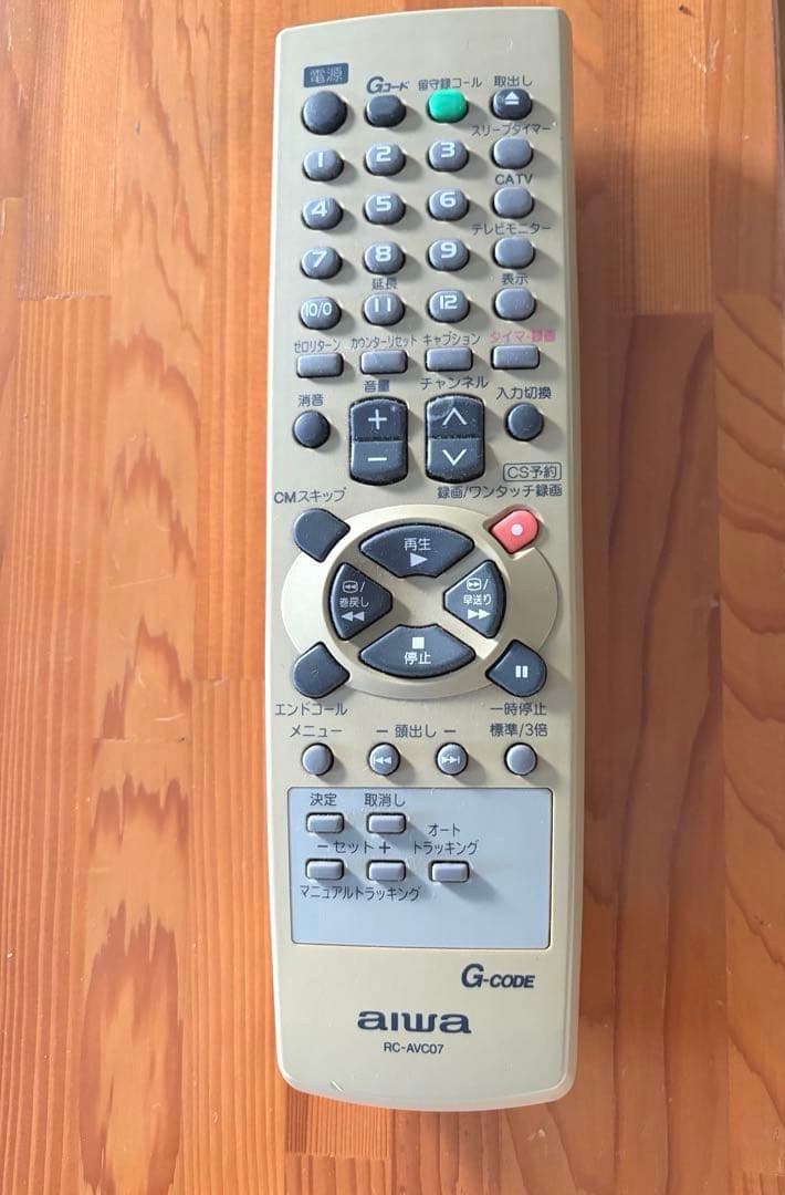 アイワAIWAテレビデオ　アナログブラウン管テレビ ビデオ　AV入力端子付き