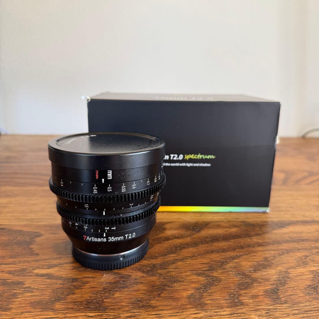 【フルサイズ・Lマウント】7Artisans 35mm T2.0 シネマレンズ