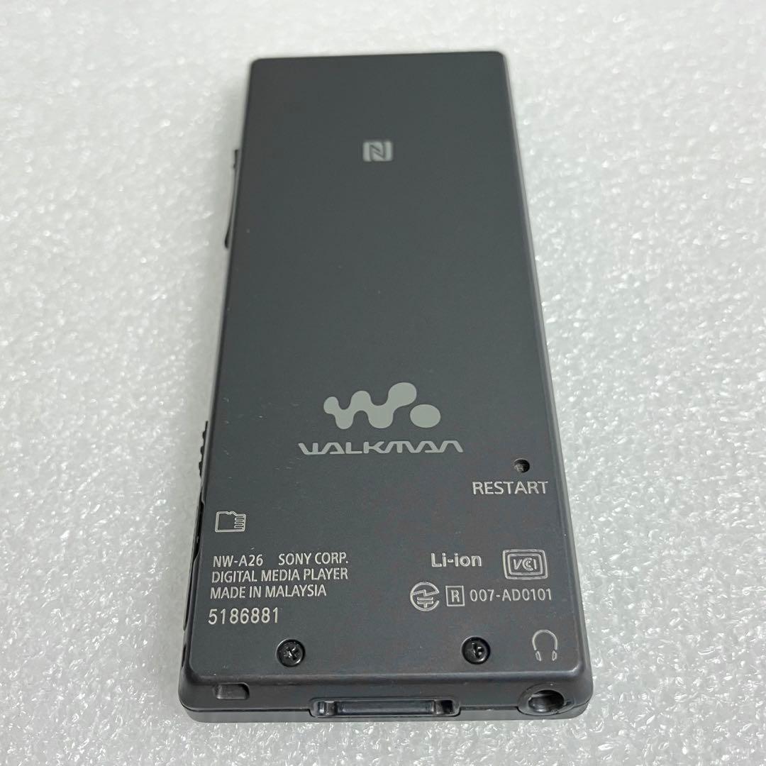 バッテリー良好】ソニー　ウォークマン　NW-A26 32GB チャコールブラック