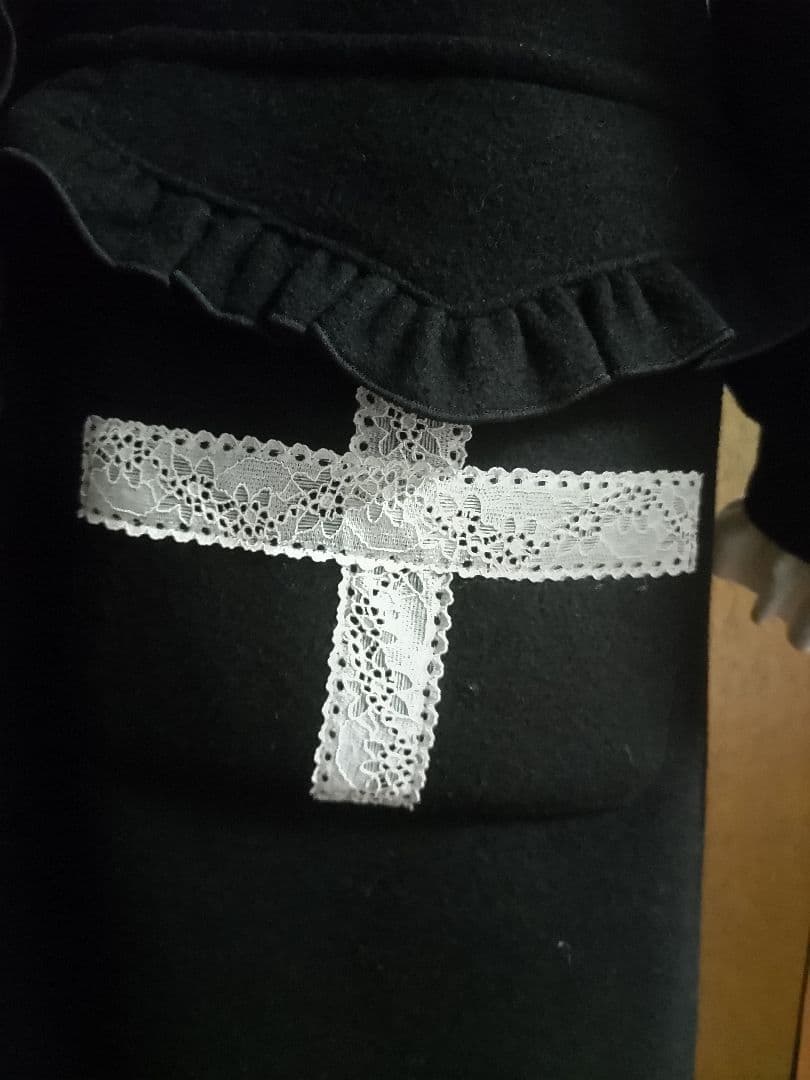 DimMoire 十字の誓いフリルコート　ロングコート