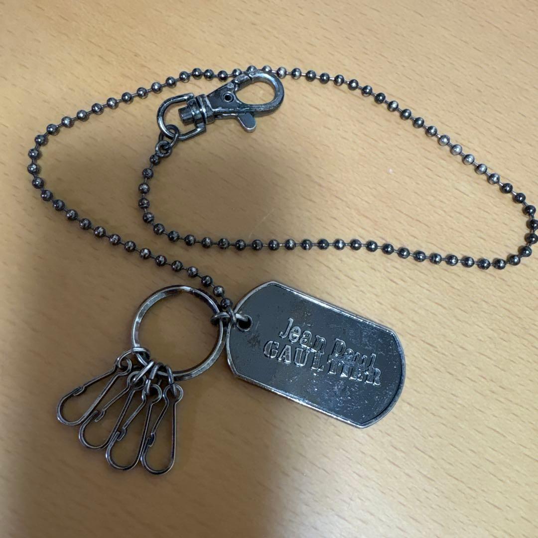 【P P】ジャン ポール ゴルチェ ドックタグ ウォレットチェーン