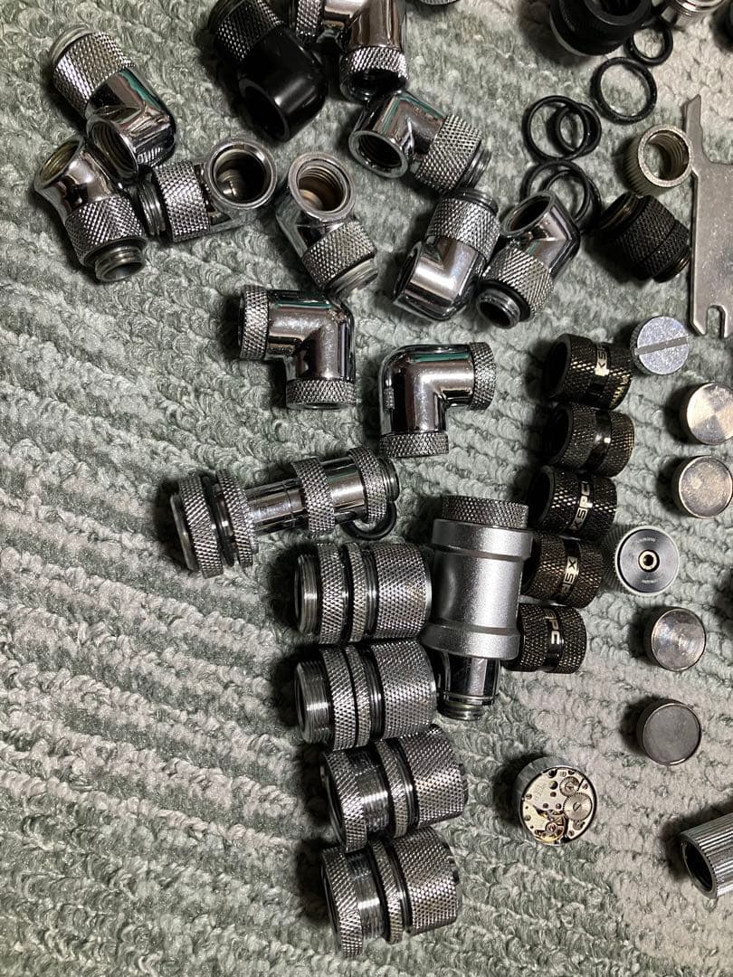 本格水冷用フィッティング他
