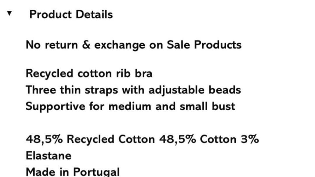 トップス BASERANGE Tav Bra