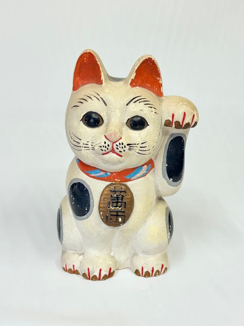 まねきねこ 招き猫 縁起物 貯金箱 猫 アンティーク レトロ