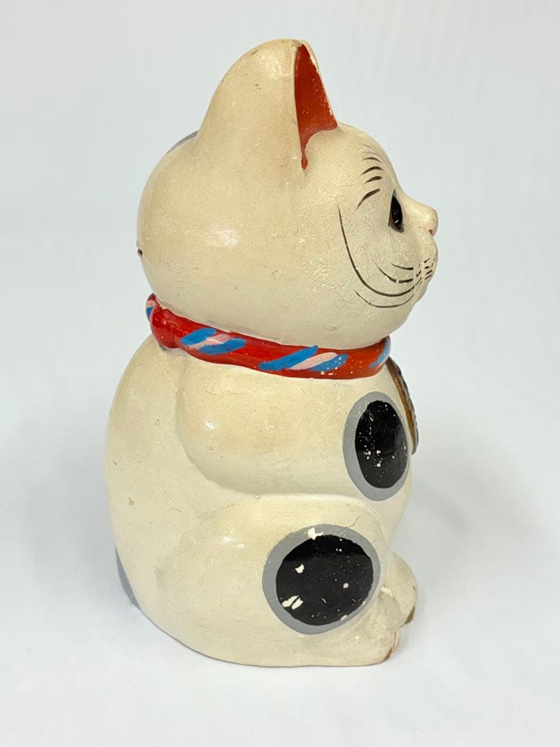 まねきねこ 招き猫 縁起物 貯金箱 猫 アンティーク レトロ